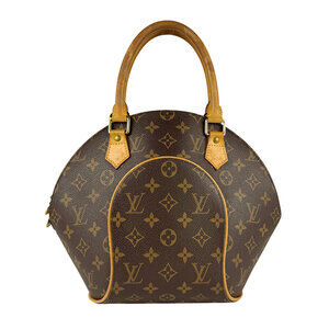 Louis Vuitton Monogram Ellipse Handbag Canvas Brown